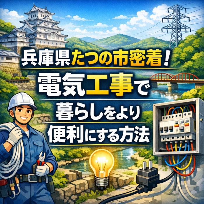 兵庫県たつの市密着！電気工事で暮らしをより便利にする方法